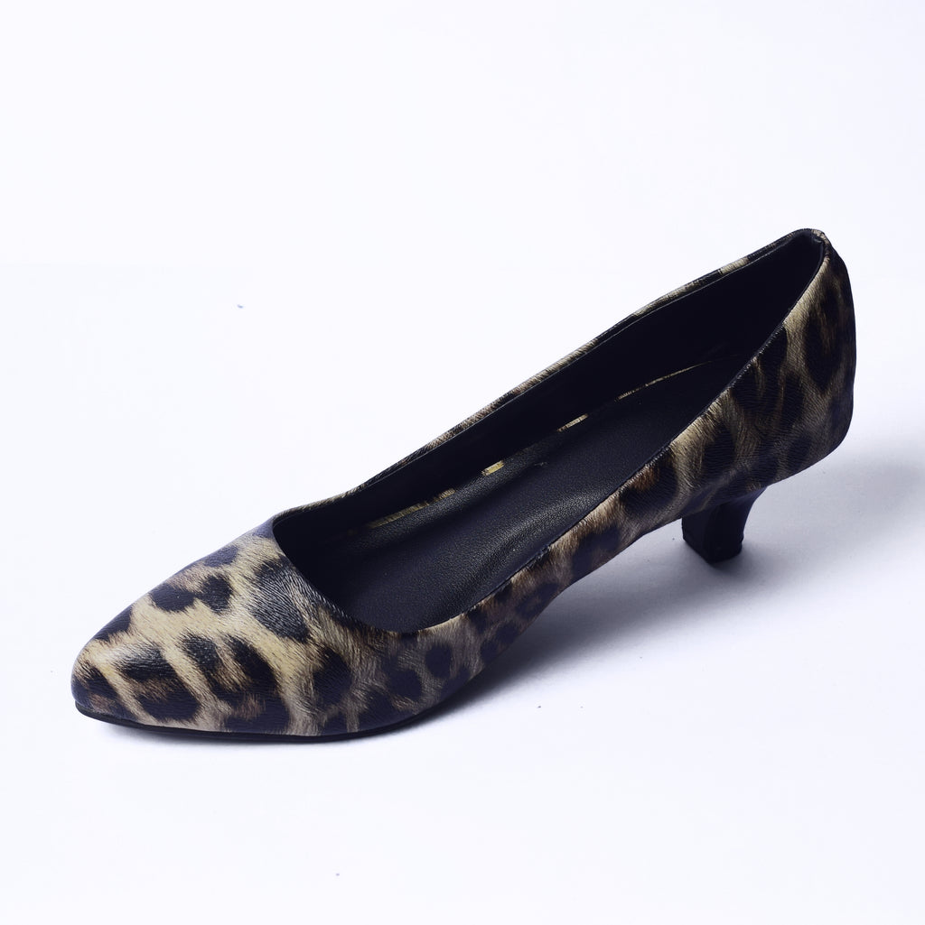 Leopard Luxe Kitten Heel