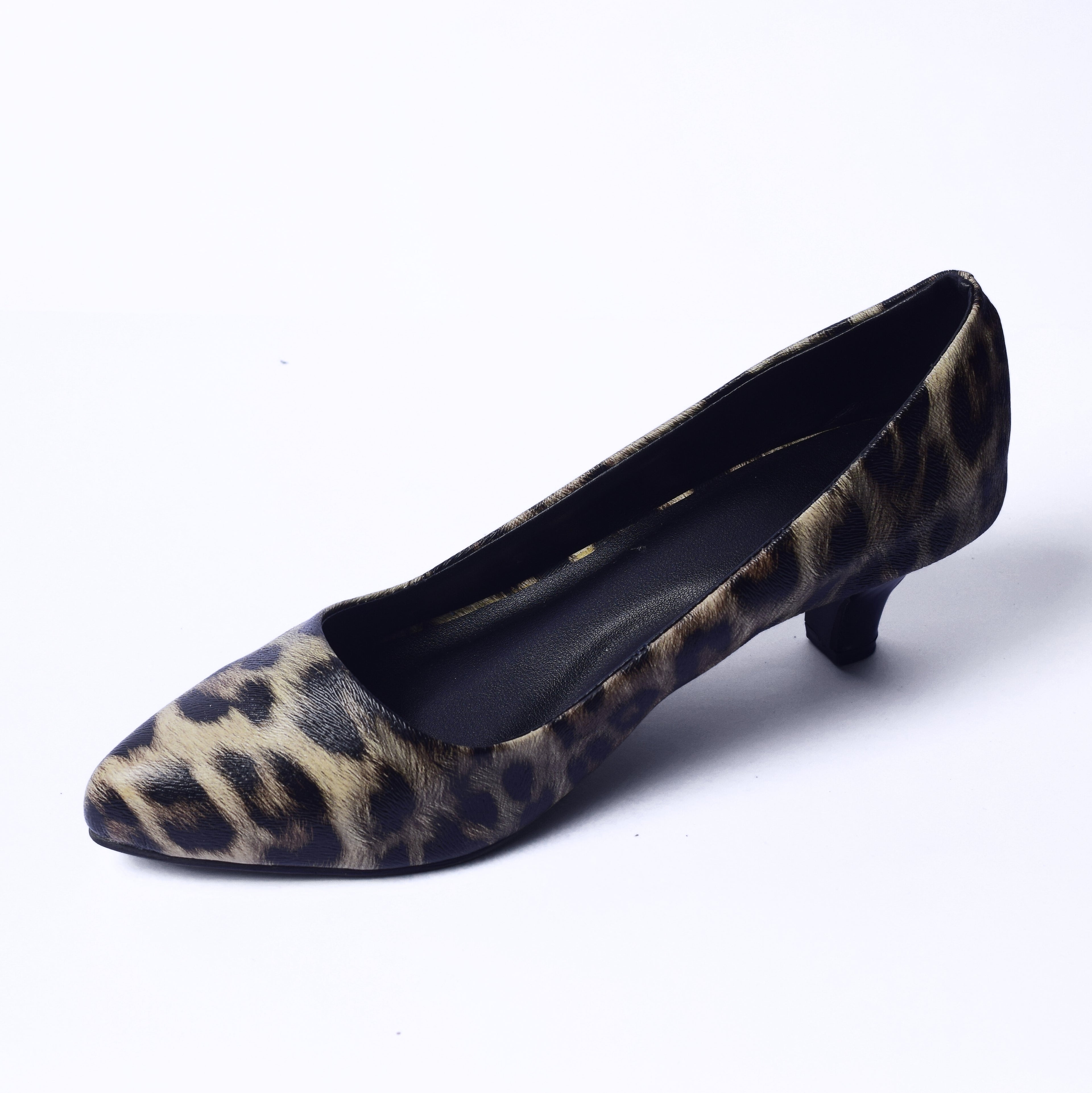 Leopard Luxe Kitten Heel