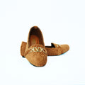 Velvet Buckle Loafers Musturd
