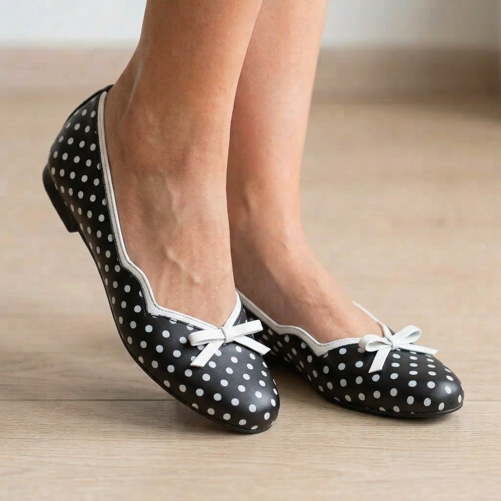 Polka Dot Ballet Pumps