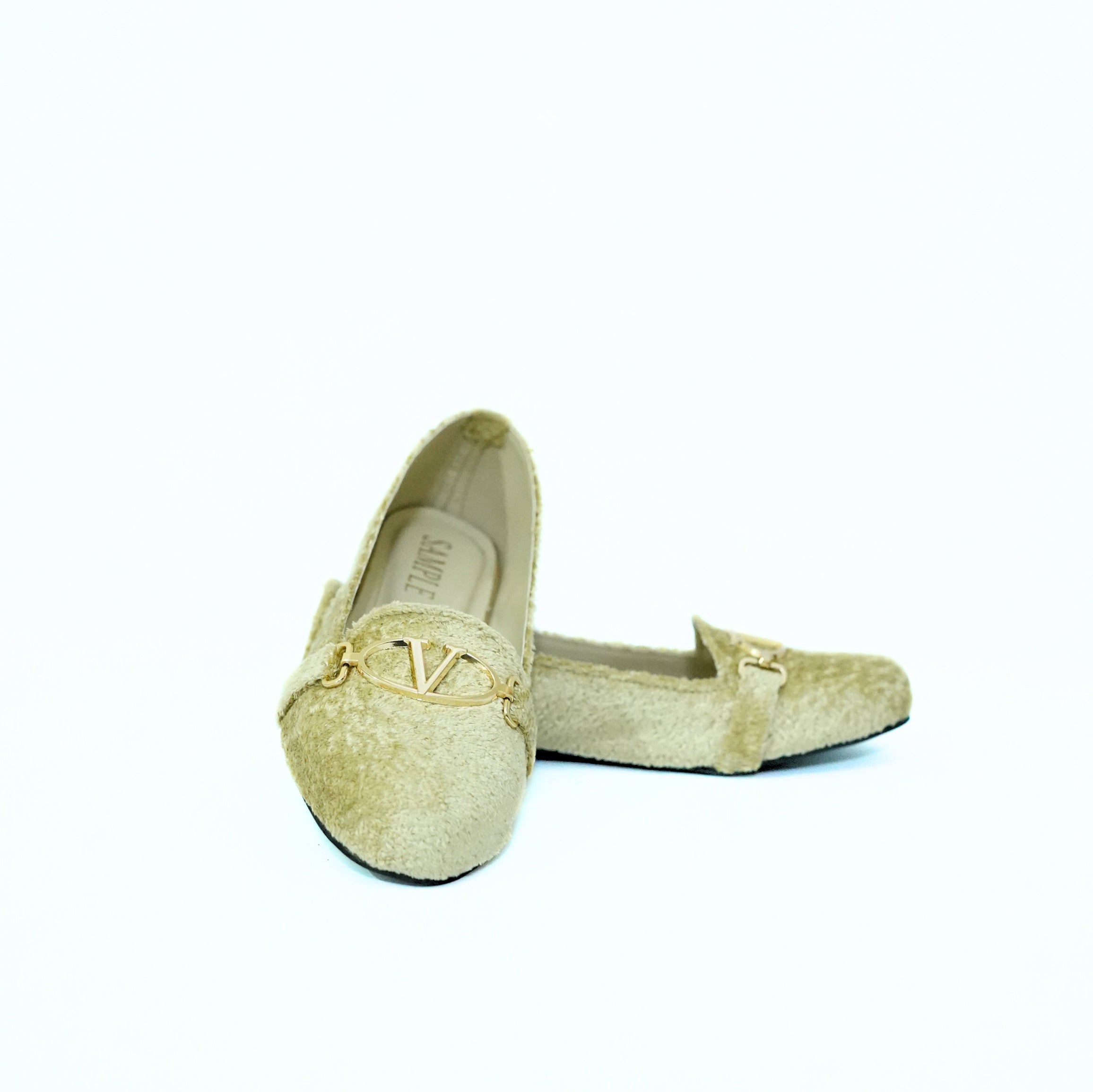 Velvet Buckle Loafers Fone