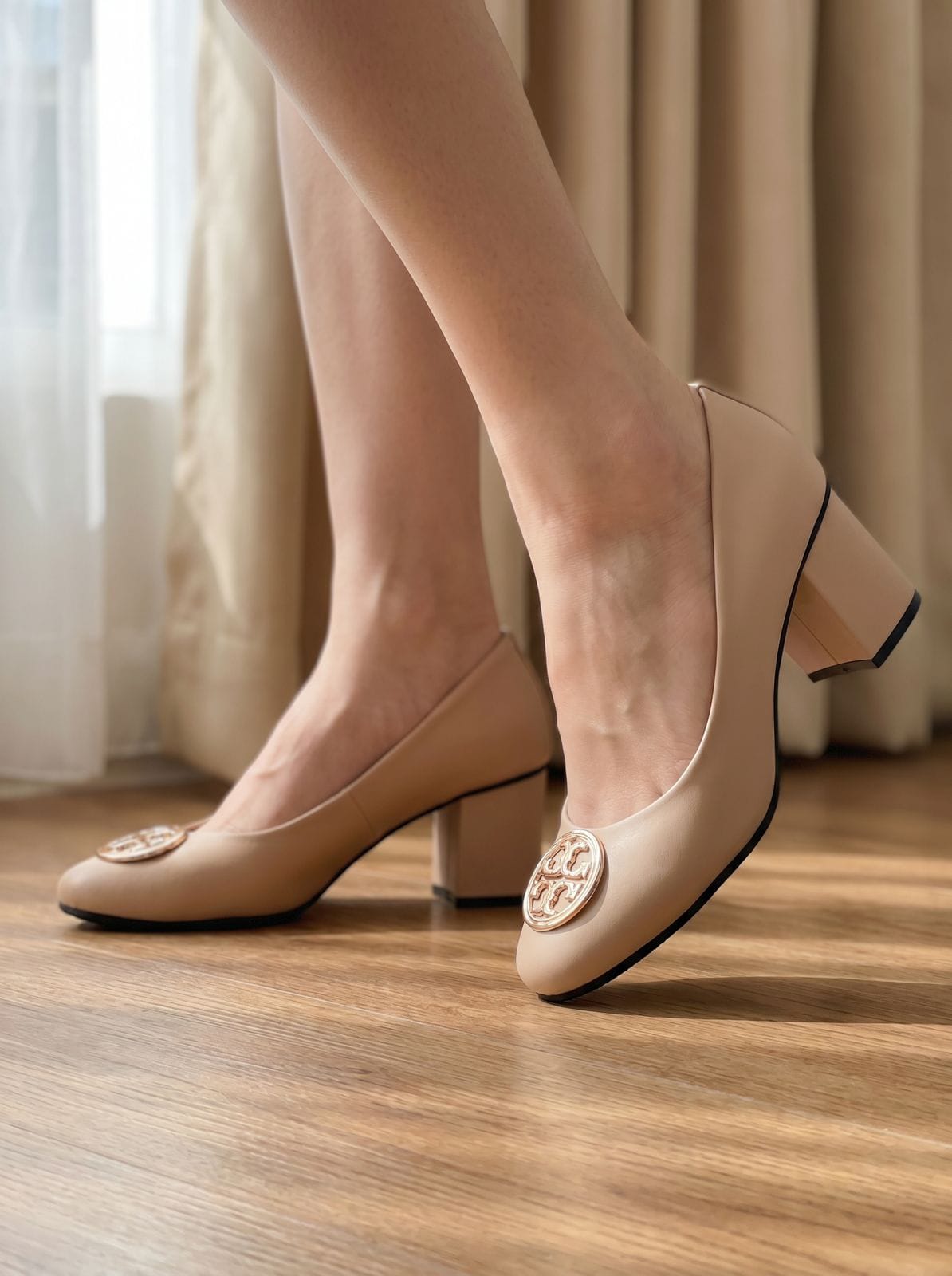 T Elegant Block Heel