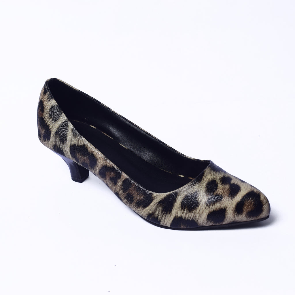 Leopard Luxe Kitten Heel