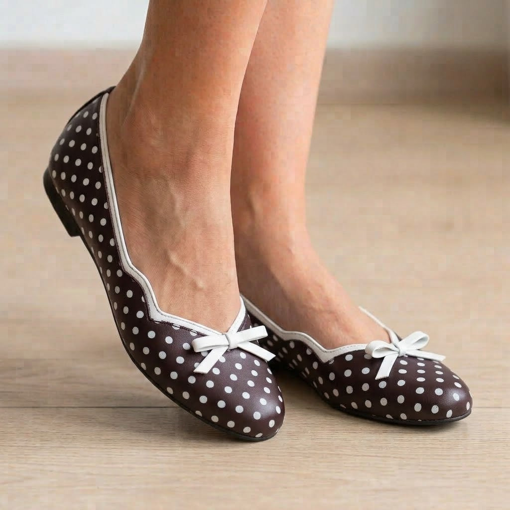 Polka Dot Ballet Pumps
